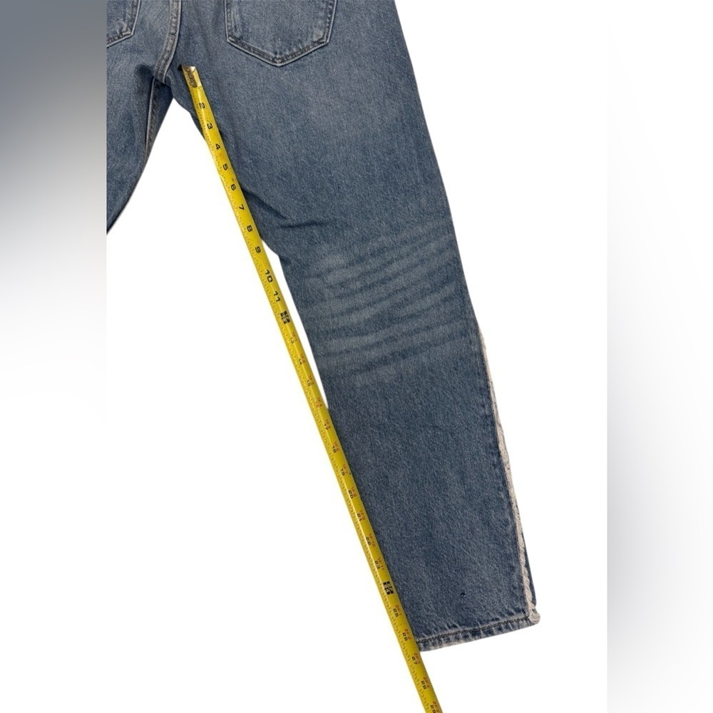 Zara Blue Relaxed Jeans with Distressed Details Size 31 - Picture 7 of 8